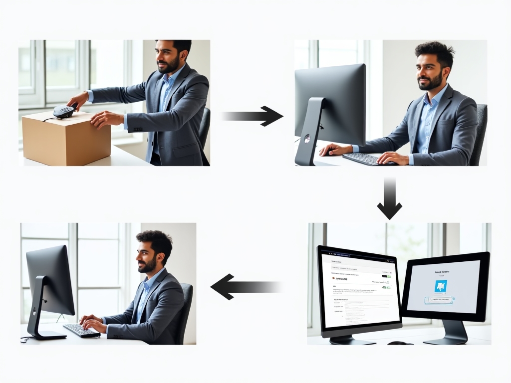 Hardware wallet unboxing and verification process